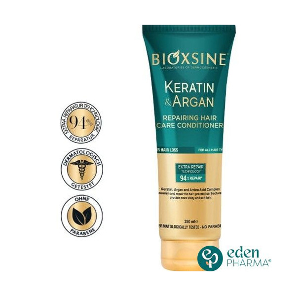 BIOXSINE APRES SHAMPOOING A LA KERATINE ET A L'ARGAN 250ML