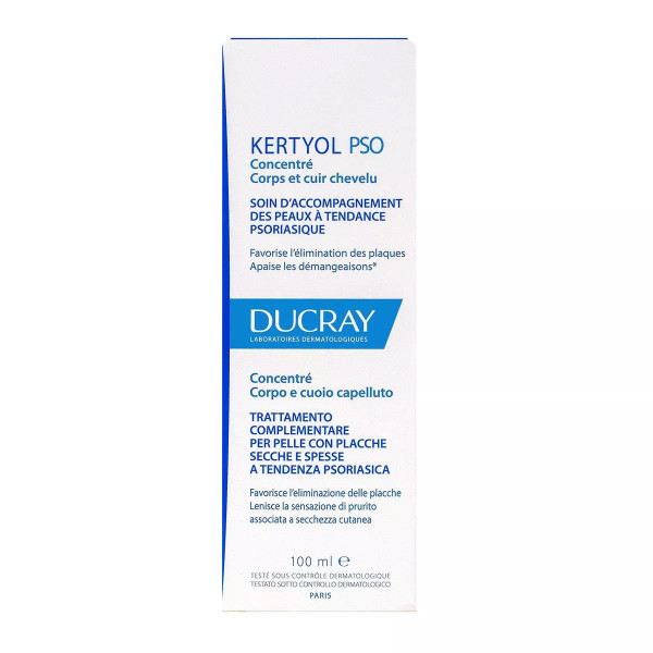 DUCRAY KERTYOL PSO SOIN D'ACCOMPAGNEMENT DES PEAUX A TENDANCE PSORIASIQUE 100ML