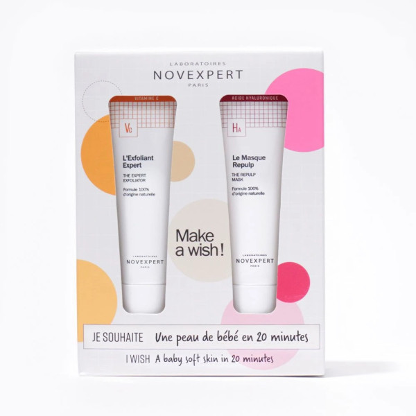 NOVEXPERT COFFRET EXFOLIANT EXPERT+MASQUE REPULP