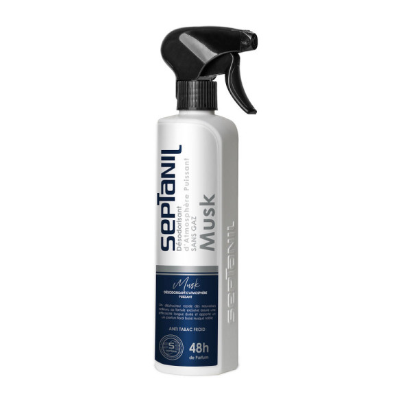 SEPTANIL DESODORISANT D'ATMOSPHERE PUISSANT MUSK 500ML