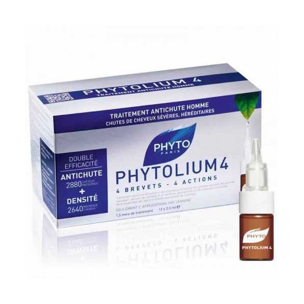 PHYTO PHYTOLIUM 4 TRAITEMENT ANTICHUTE HOMME 12 X 3.5ML