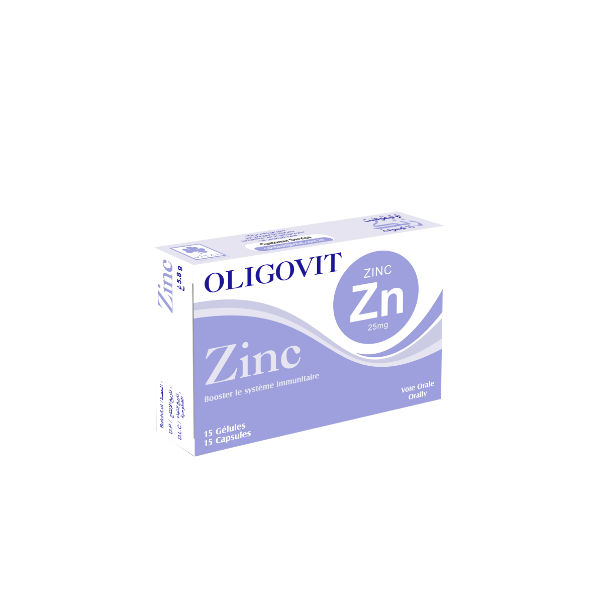 VITAL OLIGOVIT ZINC 25MG 15 GELULES