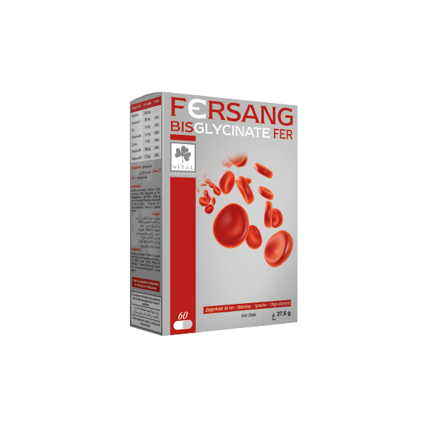 VITAL FERSANG BISGLYCINATE IRON 60 GELULES