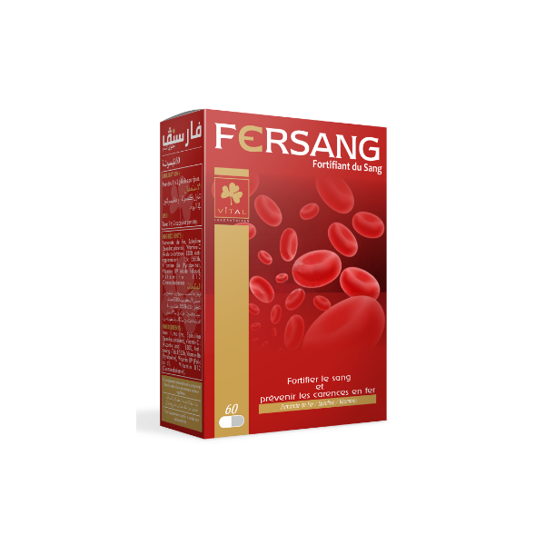 VITAL FERSANG Fortifiant du Sang - 60 Gelules