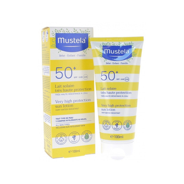 MUSTELA LAIT SOLAIRE TRES HAUTE PROTECTION SPF50+ 100ML