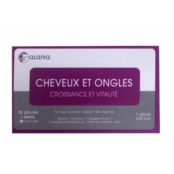 ALANIA CROISSANCE ET VITALITE CHEVEUX ET ONGLES 30 GELULES