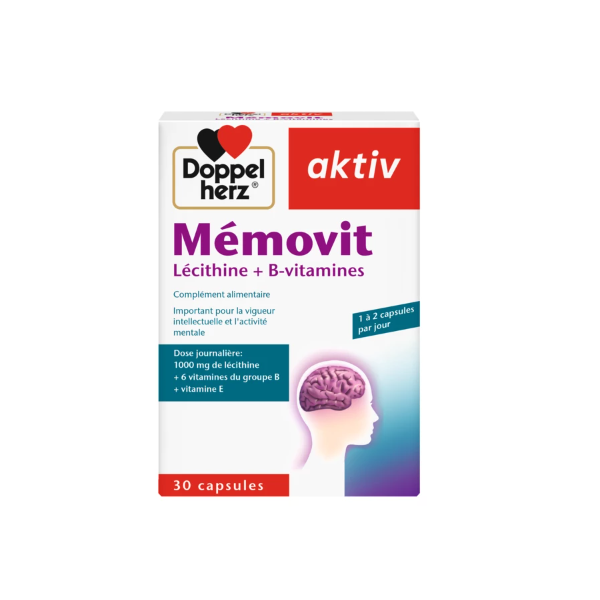 AKTIV MEMOVIT LECITHINE+B-VITAMINES 30 GELULES