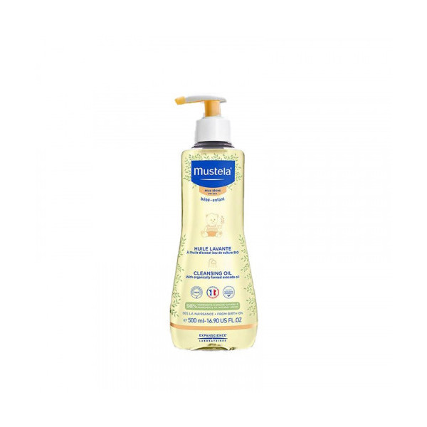 MUSTELA HUILE LAVANTE A L'AVOCAT BIO 500ML