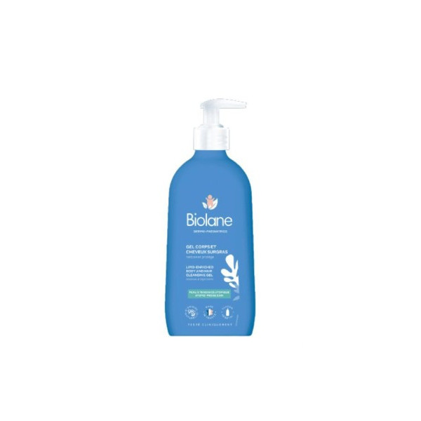 BIOLANE GEL CORPS ET CHEVEUX SURGRAS 350ML