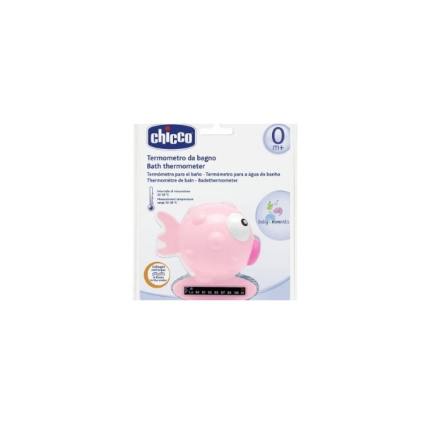 CHICCO THERMOMETRE DE BAIN ROSE FISH