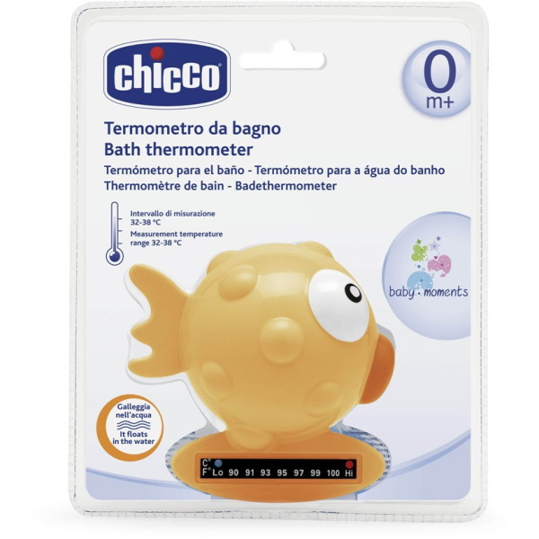 CHICCO THERMOMETRE DE BAIN ORANGE FISH