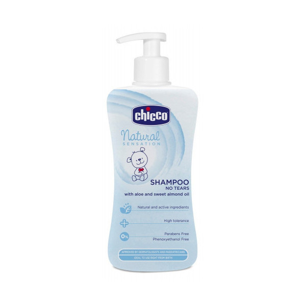 CHICCO SHAMPOING NATURAL SENSE 300ML REF:74631