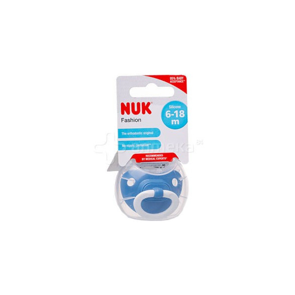 NUK SUCETTE FASHION AVEC BOITE 6-18 M