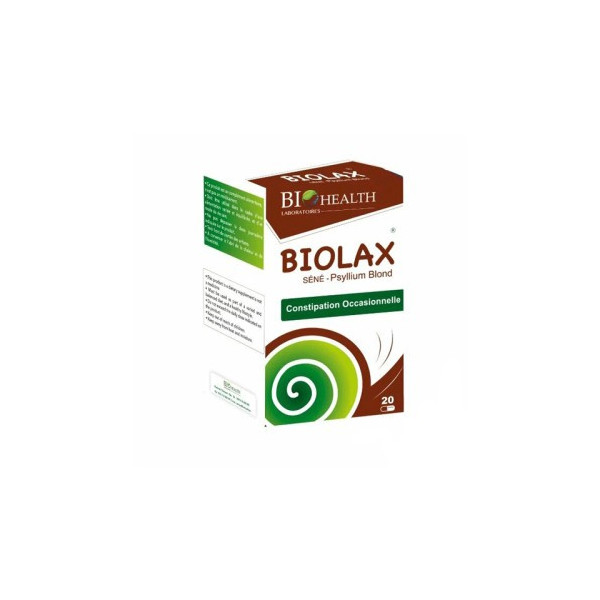 BIOHEALTH BIOLAX 20 GELULES