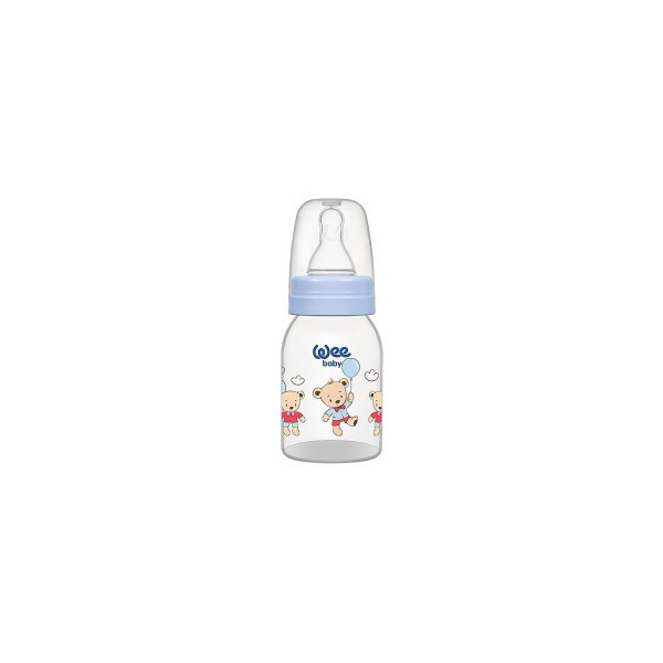 WEE BABY NATURAL BIBERON EN PLASTIQUE 0-6M 125ML 851