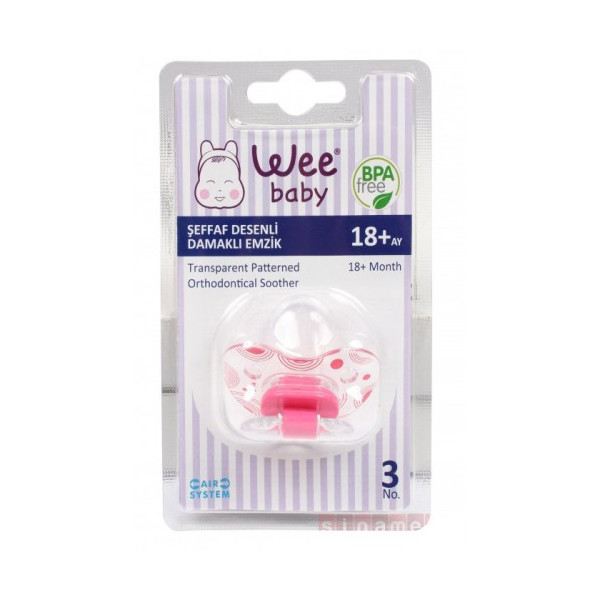 WEE BABY SUCETTE DECOREE 18+M 838