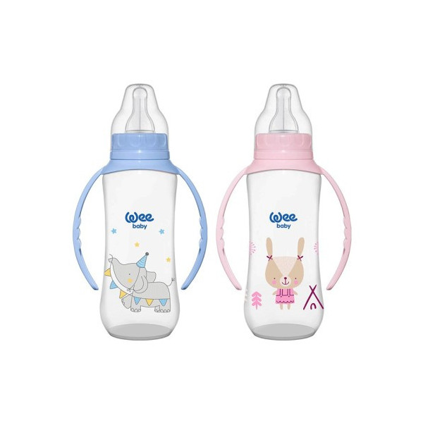 WEE BABY CLASSIC PP BIBERON AVEC ANSES 6-18M 270ML 745-F