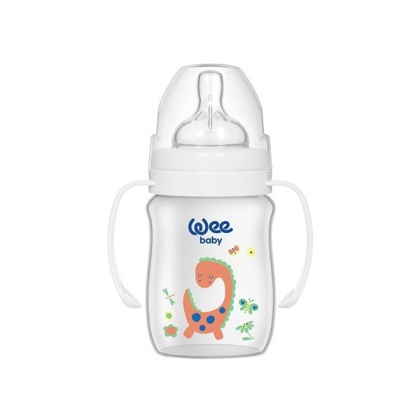 WEE BABY BIBERON COL LARGE PP AVEC POINGEE 0-6M 150 ML