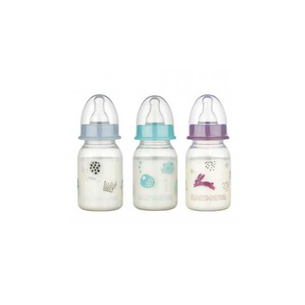 BABY NOVA BIBERON PLASTIQUE 0-24M 120 ML