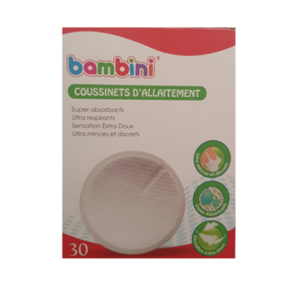 BAMBINI COUSSINET D'ALLAITEMENT 30 pièces