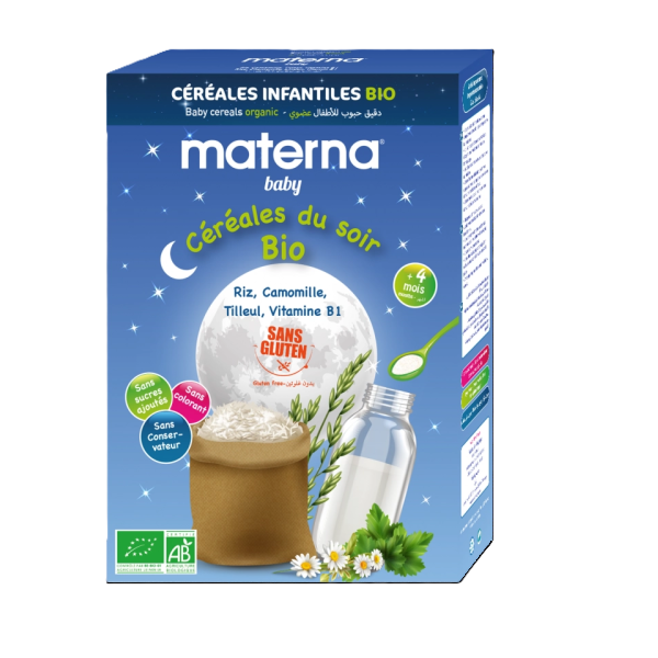 MATERNA BABY CEREALES DU SOIR BIO 200GR