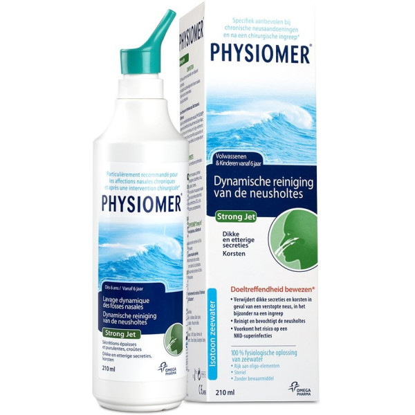 Physiomer Hygiène Nasale Jet Fort, 210ml