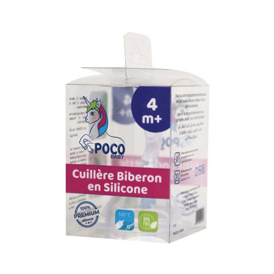 POCO-CUILLERE-BIBERON-SILICONE-4M+