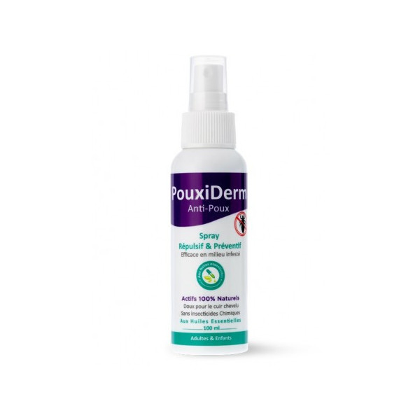 INODERMA POUXIDERM SPRAY REPULSIF   PREVENTIF ANTI-POUX 100ML