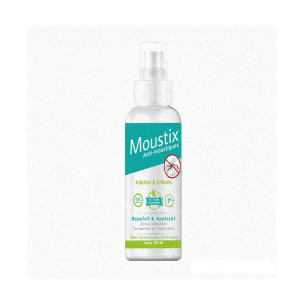 INODERMA MOUSTIX SPRAY ANTI-MOUSTIQUES REPULSIF ET APAISANT 100ML