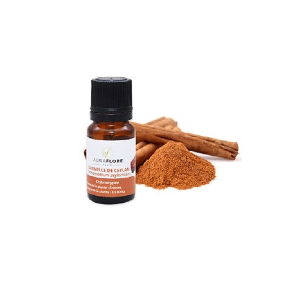 ALMAFLORE HUILE ESSENTIELLE DE CANNELLE DE CEYLAN 10ML