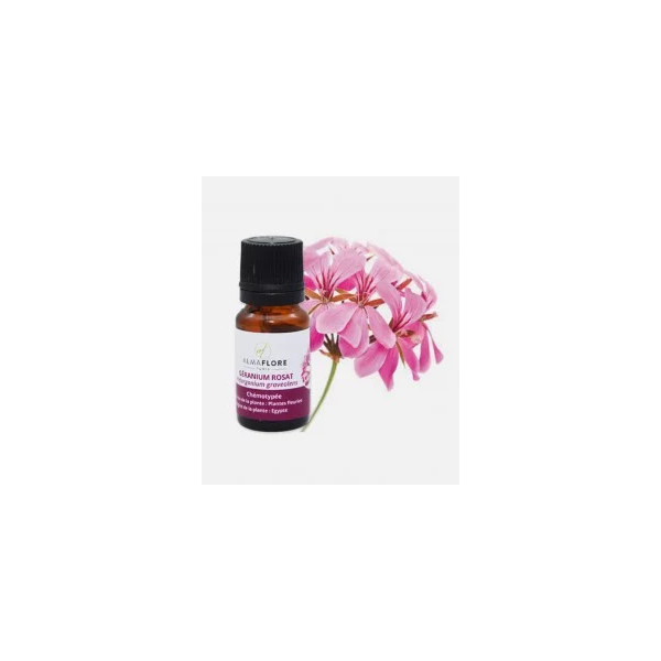 ALMAFLORE Huile Essentielle de géranium rosat, 10ML