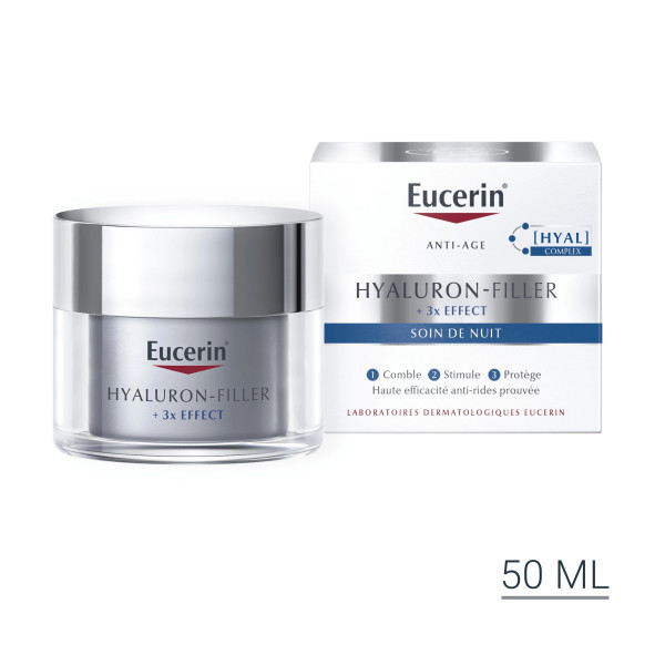 EUCERIN HYALURON FILLER 3 EFFECT SOIN DE NUIT 50ML