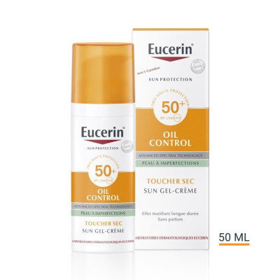 EUCERIN-oil-control-gel-crème-dry-touch-spf-50+