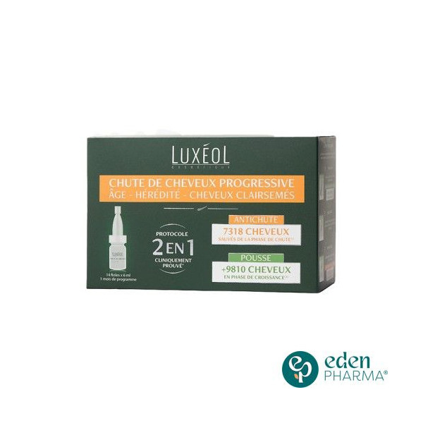 LUXEOL CHUTE DE CHEVEUX PROGRESSIVE 2EN1 146ML