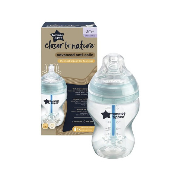 TOMMEE TIPPEE BIBERON ADVANCED ANTI-COLIQUE 0M+ 260ML