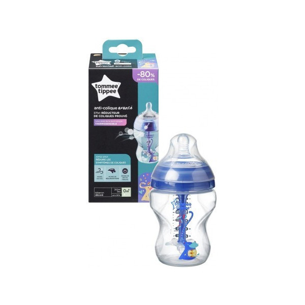 TOMMEE TIPPEE BIBERON ADVANCED ANTI-COLIQUE BLEU 0M+ 260ML