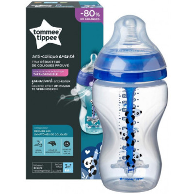 TOMMEE-TIPPEE-BIBERON-ADVANCED-ANTI-COLIQUE-BLEU-3M+-340ML