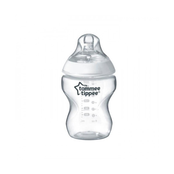 TOMMEE TIPPEE CLOSER TO NATURE BIBERON BLANC 0M+ 260ML