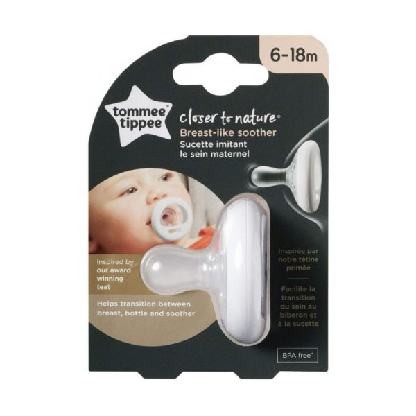 TOMMEE TIPPEE SUCETTE BREAST LIKE 6-18M