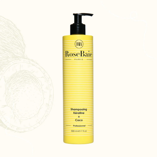 copy of copy of ROSEBAIE SHAMPOING HUILE DE RICIN X KÉRATINE 500ML