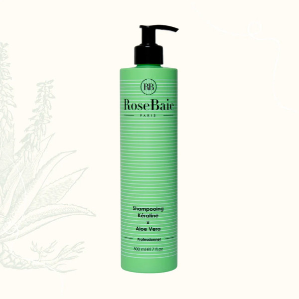 ROSEBAIE SHAMPOING ALOE VERA X KÉRATINE 500ML