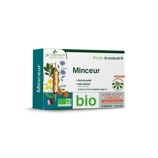 3 CHENES PHYTO AROMICELL'R MINCEUR 10ML*20 AMPOULES