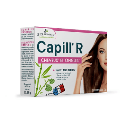 3 CHENES CAPILL'R CHEVEUX ET ONGLES 30 COMPRIMES