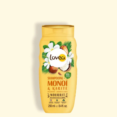 LOVEA SHAMPOOING MONOI & KARITE CHEVEUX SECS ET ABÎMÉS 250 ML