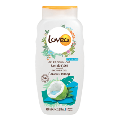 LOVEA GELEE DE DOUCHE EAU DE COCO 400 ML