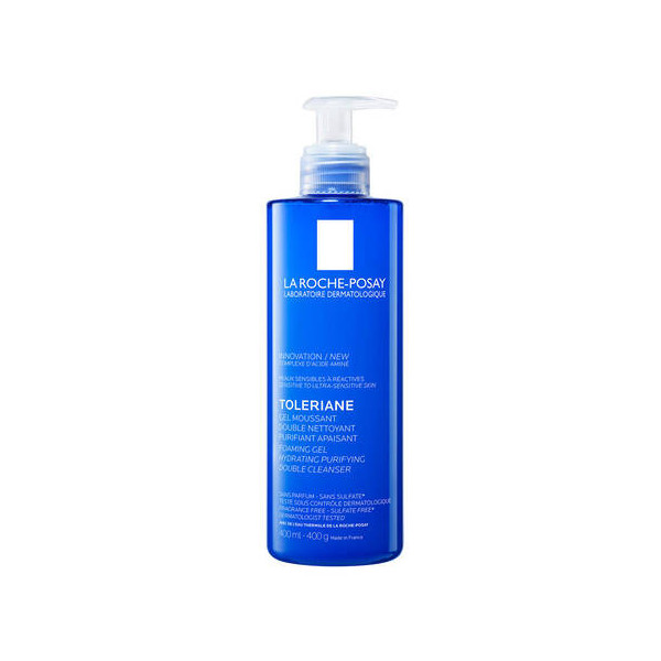 LA ROCHE POSAY TOLERIANE GEL MOUSSANT DOUBLE NETTOYANT PURIFIANT APAISANT 400 ML