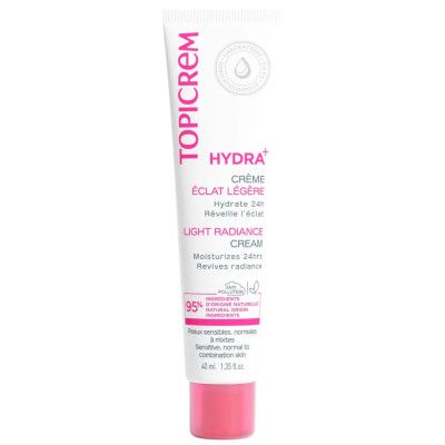 TOPICREM HYDRA+ CRÈME HYDRATANTE ÉCLAT LÉGÈRE 40 ML