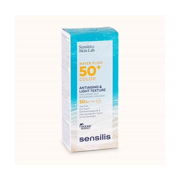 SENSILIS SENSITIVE SKIN WATER FLUID TEINTE SPF50+ 40ML