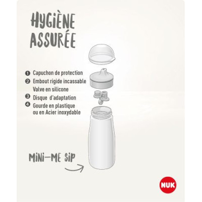 NUK MINI-ME SIP 300ML AVEC BEC VERSEUR