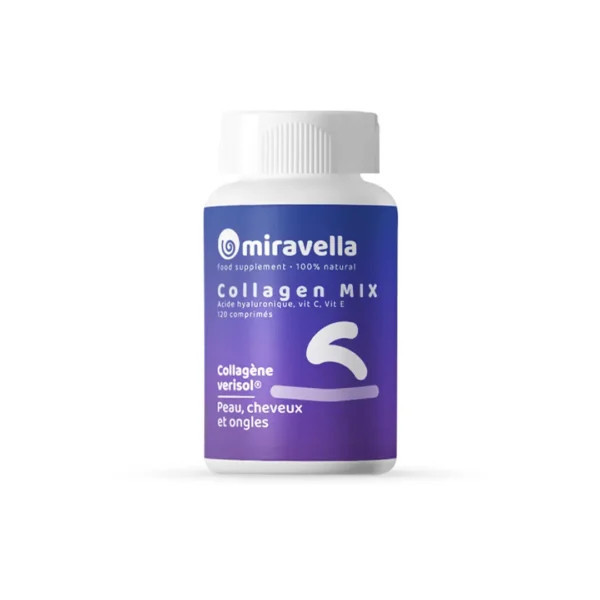 MIRAVELLA COLLAGENE MIX PEAU, CHEVEUX, ONGLES 120 COMPRIME